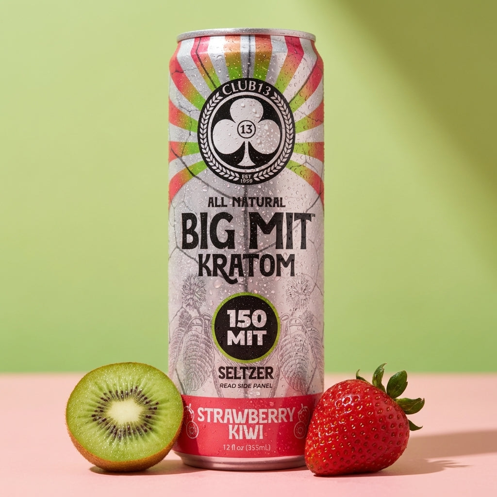 Strawberry Kiwi Kratom Seltzer (150 MIT) | Club13