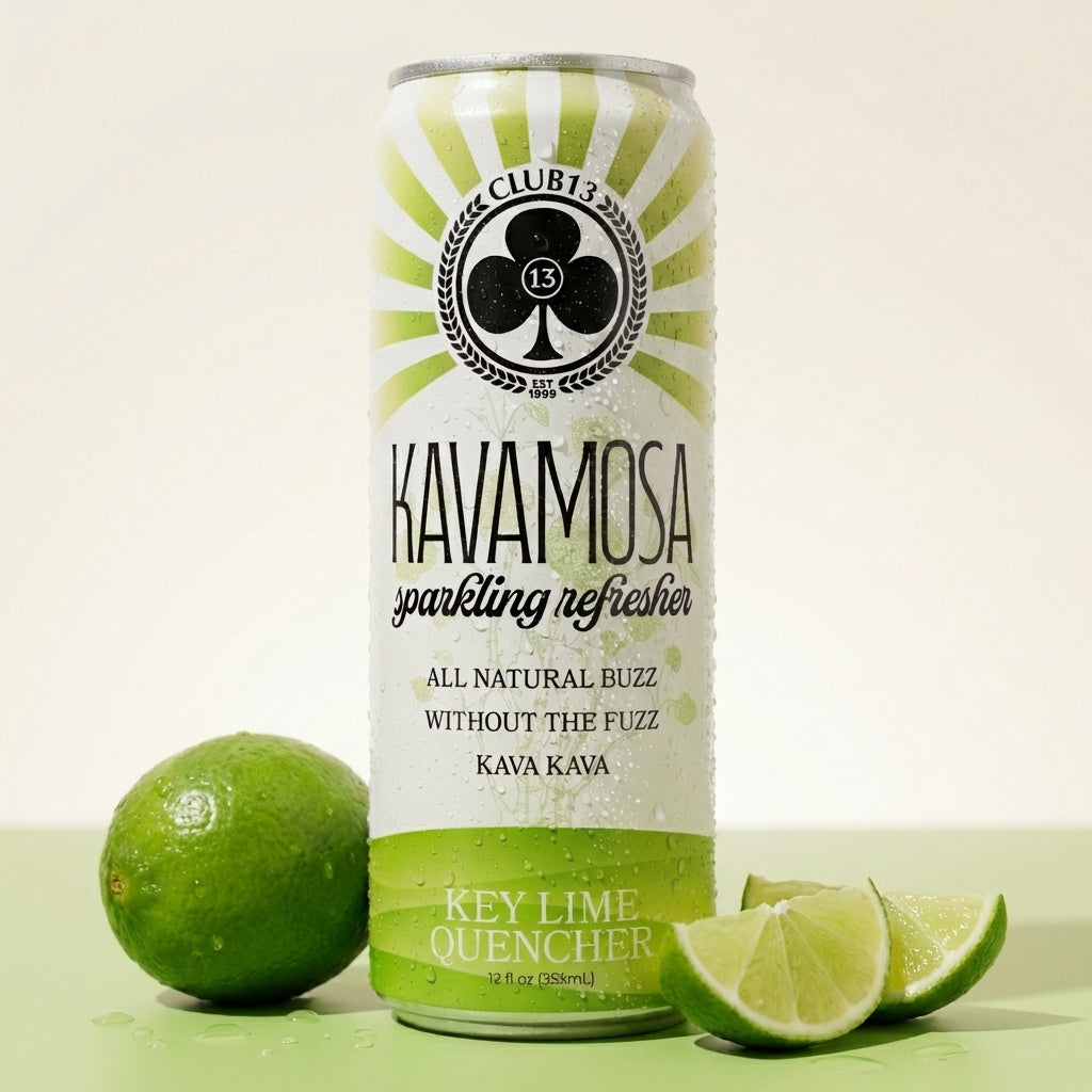 Kavamosa Key Lime Kava Seltzer | Club13