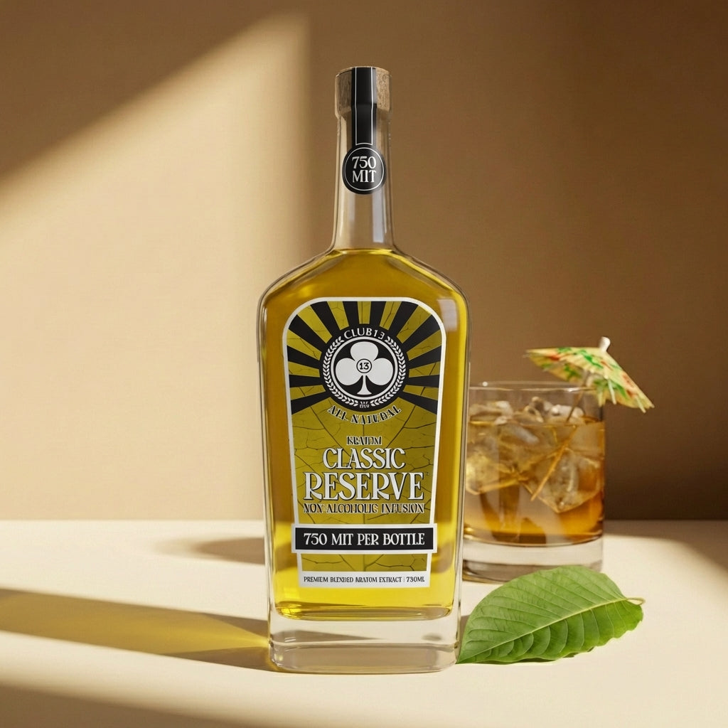 Kratom Classic Reserve | 750ml Premium | 750mg MIT | Club13
