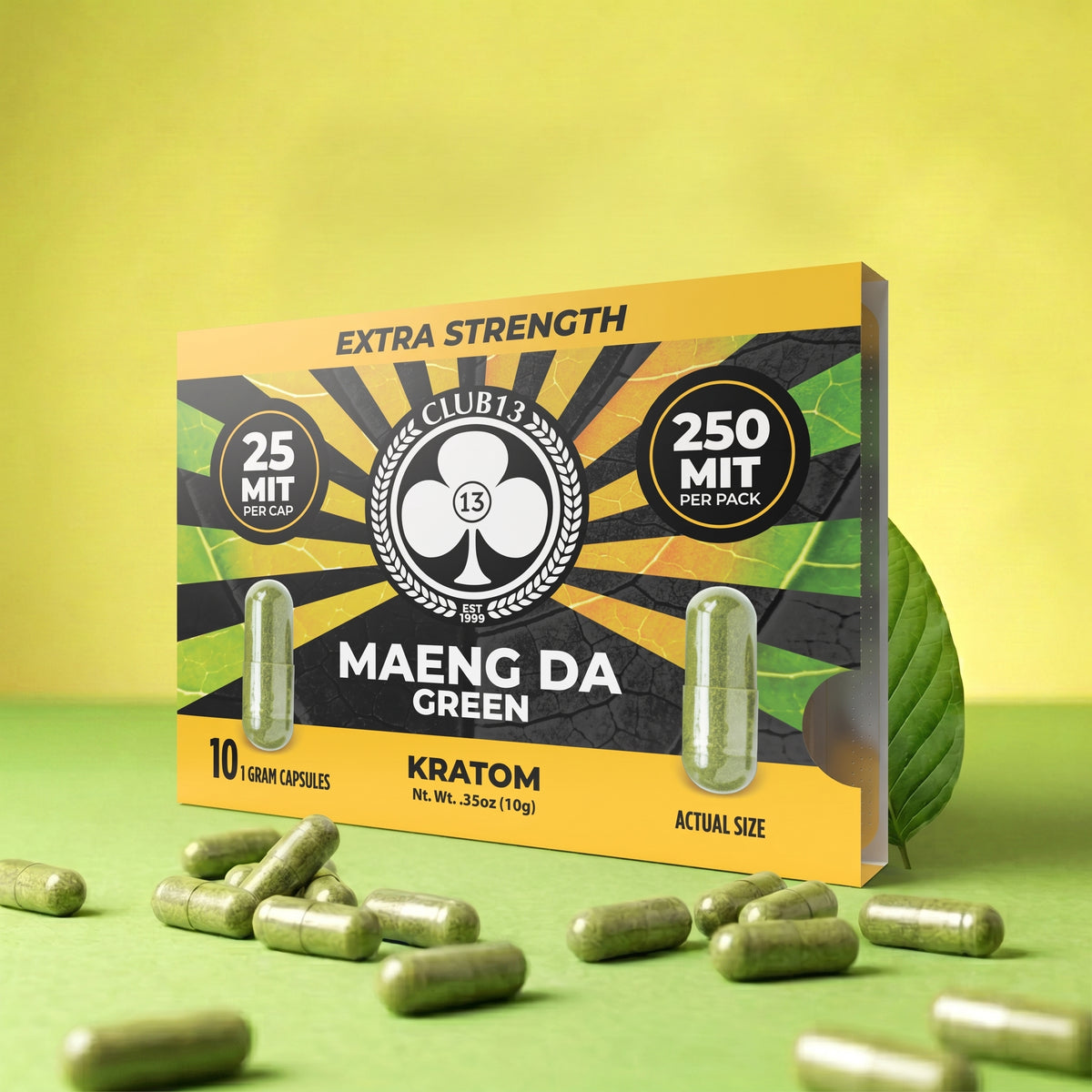 Extra Strength Maeng Da Kratom Capsules