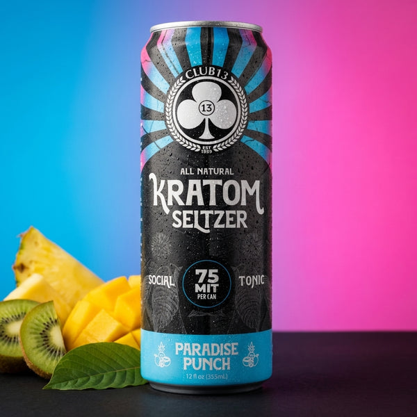 Paradise Punch Kratom Seltzer (75 MIT) | Club13