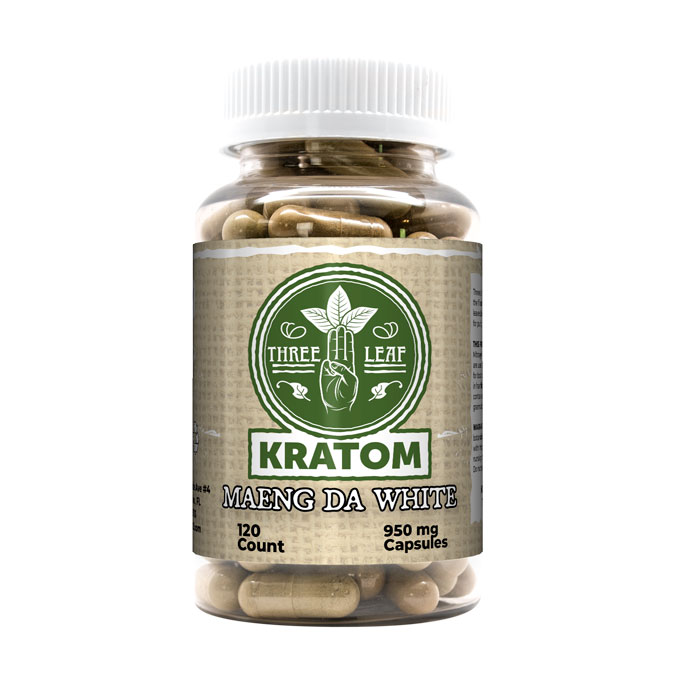 Three Leaf Maeng Da White Capsules