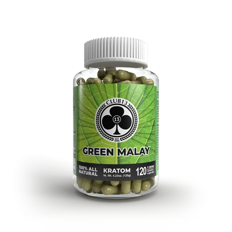 Green Malay Kratom Capsules