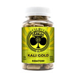 A bottle of Club13 Extra Strength Kali Gold Capsules