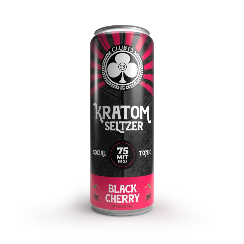 Black Cherry Kratom Seltzer