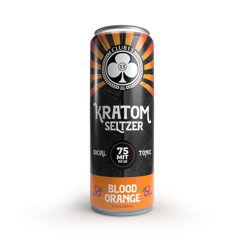 Blood Orange Kratom Seltzer