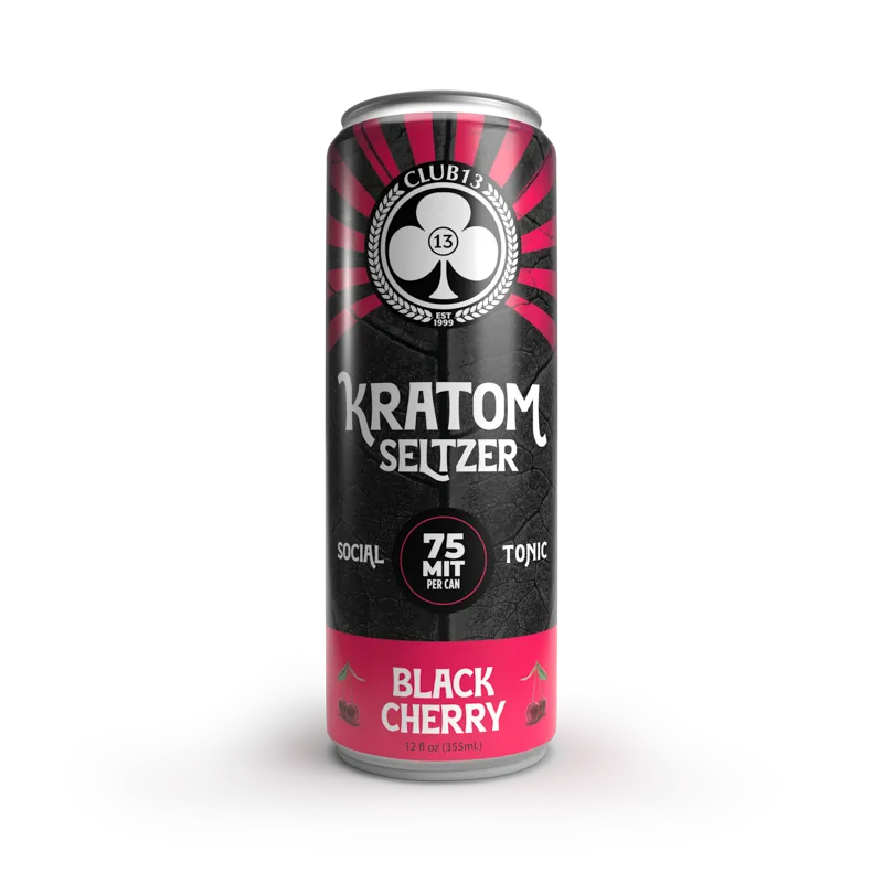 Black Cherry Kratom Seltzer