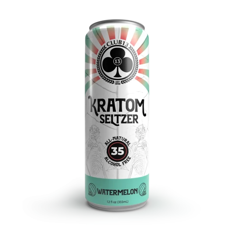 kratom seltzer in watermelon flavor