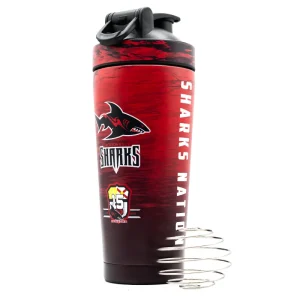 Insulated Kratom Shaker Bottle : Jacksonville Sharks Nation Edition! - Image 1